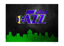 Utah Jazz Skyline