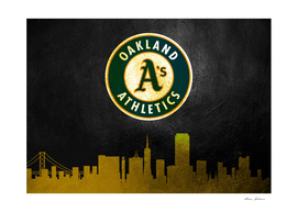 Oakland Athletics Skyline