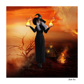 Witch and Fire
