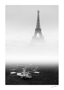 Eiffel in fog