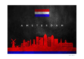 Amsterdam Netherlands Skyline