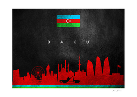 Baku Azerbaijan Skyline