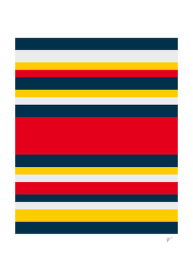 Blue Red Yellow Stripes