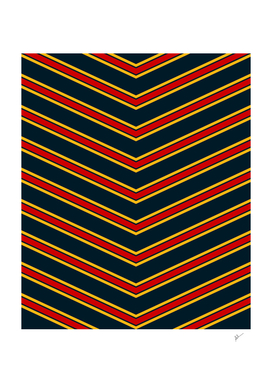 Red Yellow Reflective Chevrons
