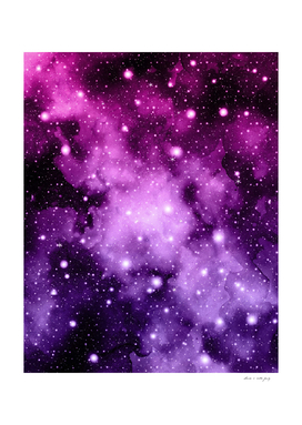 Purple Pink Galaxy Nebula Dream #1 #decor #art