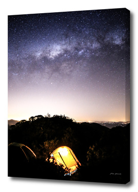 Stargaze Camping Night