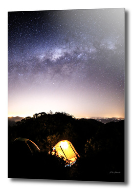 Stargaze Camping Night