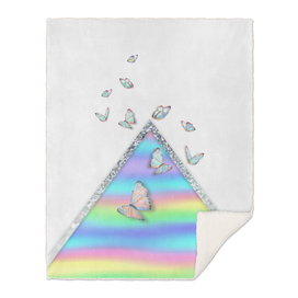 MINIMAL HOLOGRAPHIC BUTTERFLIES