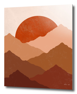 Sunset mountain