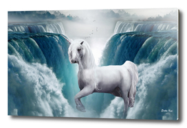 Unicorn and Waterfalls