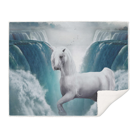 Unicorn and Waterfalls