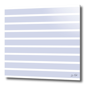 Foggy Blue and White Nautical Stripes