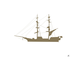 SAIL SHIP-GREY