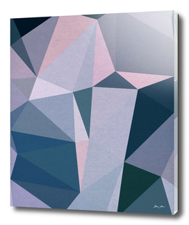 Lilac Blush & Blue Geometry