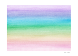 Pastel Unicorn Rainbow Watercolor Dream #1 #painting