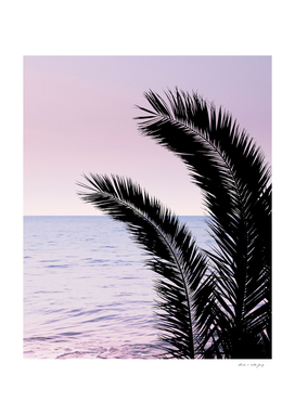Palm & Ocean Dream #1 #tropical #pastel #wall #decor #art