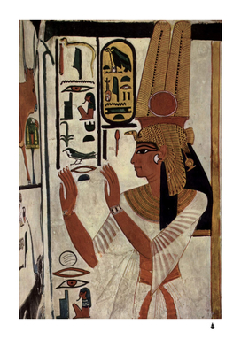 hieroglyphics goddess queen