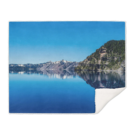 Blue Lake Rocky Mountain Reflection