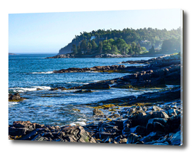Maine Coast Northeastern Rocks and Ocean