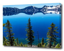 Crater Lake National Park Deep Blue Water Colors