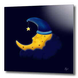 Sleeping moon