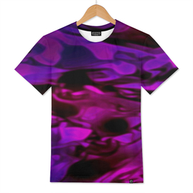 Collateral Jewels - purple black red pink abstract swirls