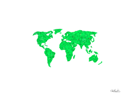 Environment Concept World Map Illustration