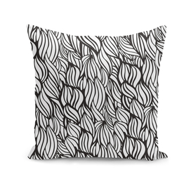 Abstract wave pattern, black