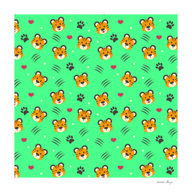 cute tiger pattern