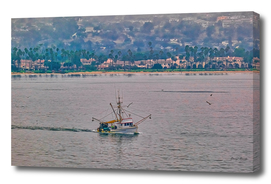 Shrimp Boat off California Coast