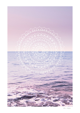 Blissful Ocean Dream Mandala #1 #pastel #wall #decor #art
