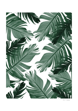 Tropical Banana Leaves Pattern #3 #tropical #decor #art
