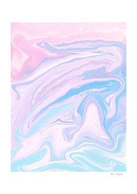 Pastel Unicorn Marble Dream #1 #pastel #decor #art