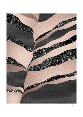 Desert Night Glam Stripes #1 #wall #decor #art