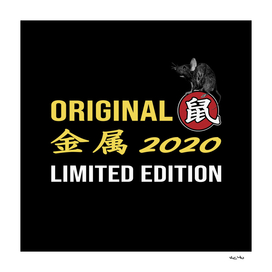 Original 2020 Chinese Rat of Metal Limited Edition