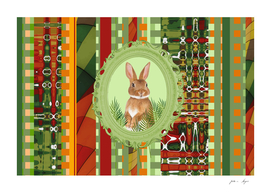 bunny_green_pattern_rectangle