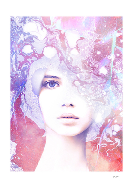 Dream Girl - Marble Portrait