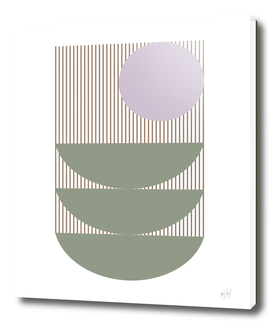 Shapes and Lines in Sage and Lavender