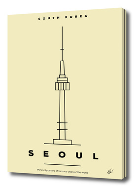 Minimal Seoul City Poster