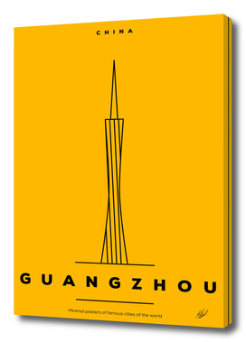 Minimal Guangzhou City Poster