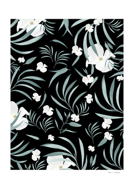 Eucalyptus Flower Night Pattern #1 #decor #art