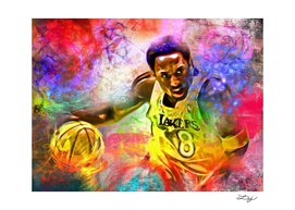 Kobe Bryant Painted