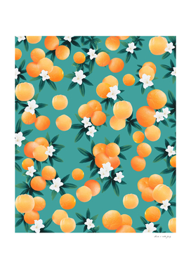 Orange Twist Flower Vibes #8 #tropical #fruit #decor #art