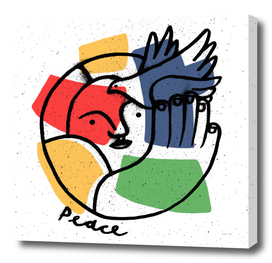Peace, a logo (study)