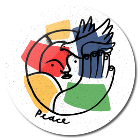 Peace, a logo (study)