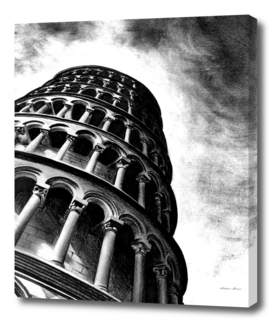 Tower of Pisa - Illustrated