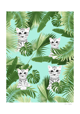 Baby Cat in the Jungle #2 (Kids Collection) #tropical