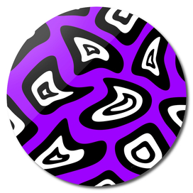 Abstract pattern - purple, black and white.