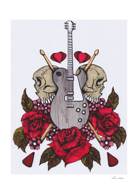 Guitars, Rock and Skulls