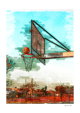 Score Basketball In Hoop